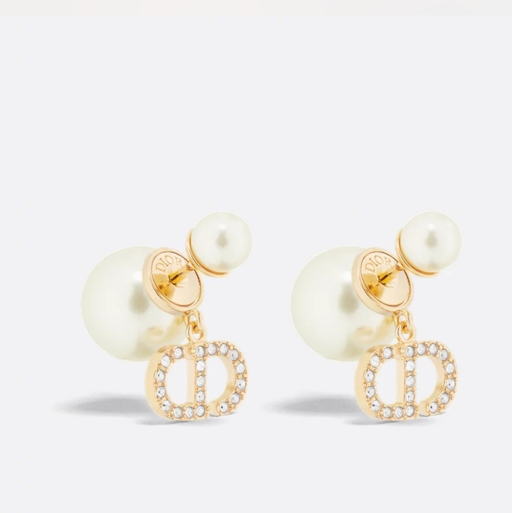 Christian Dior Pearl Earrings